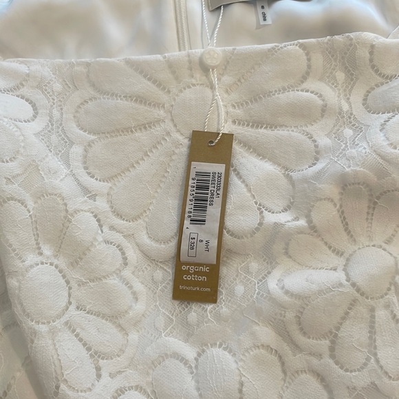TRINA TURK White Sweet Dress Size 8, NWT - Picture 3 of 14